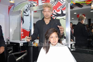 Jawed Habib Hair & Beauty Salon Launch at Rajbhavan Road