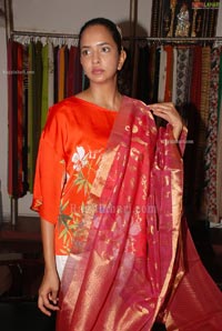 Lakshmi Manchu at Tanya Saree Exhibition