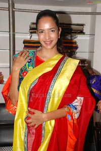 Lakshmi Manchu at Tanya Saree Exhibition