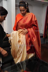 Lakshmi Manchu at Tanya Saree Exhibition