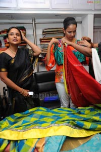 Lakshmi Manchu at Tanya Saree Exhibition