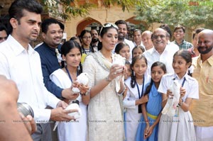 Launch of International Human Right Association By Minister  Pardha Saradhi and Miss India Vasuki Sunkara