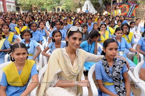 Launch of International Human Right Association By Minister  Pardha Saradhi and Miss India Vasuki Sunkara