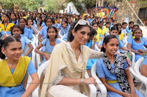 Launch of International Human Right Association By Minister  Pardha Saradhi and Miss India Vasuki Sunkara