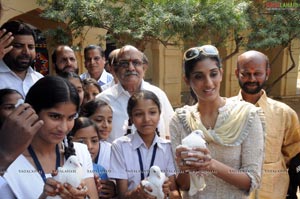 Launch of International Human Right Association By Minister  Pardha Saradhi and Miss India Vasuki Sunkara