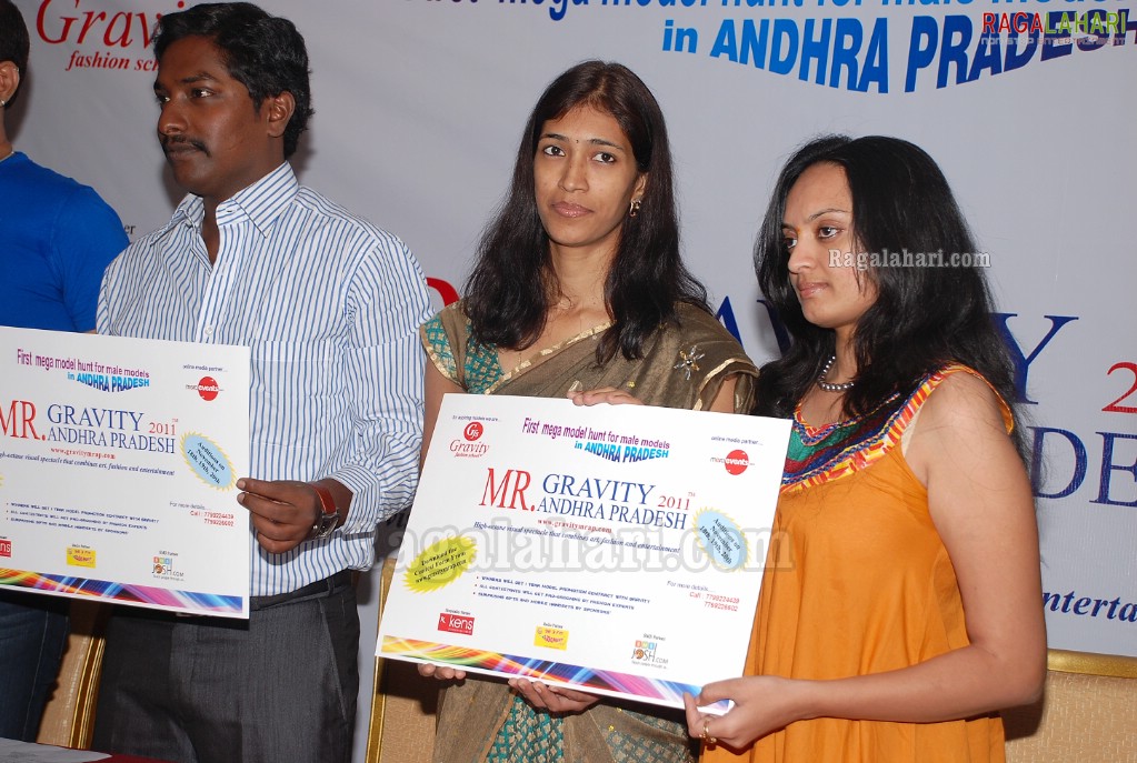 Mr.Gravity Andhra Pradesh 2011 Poster Launch