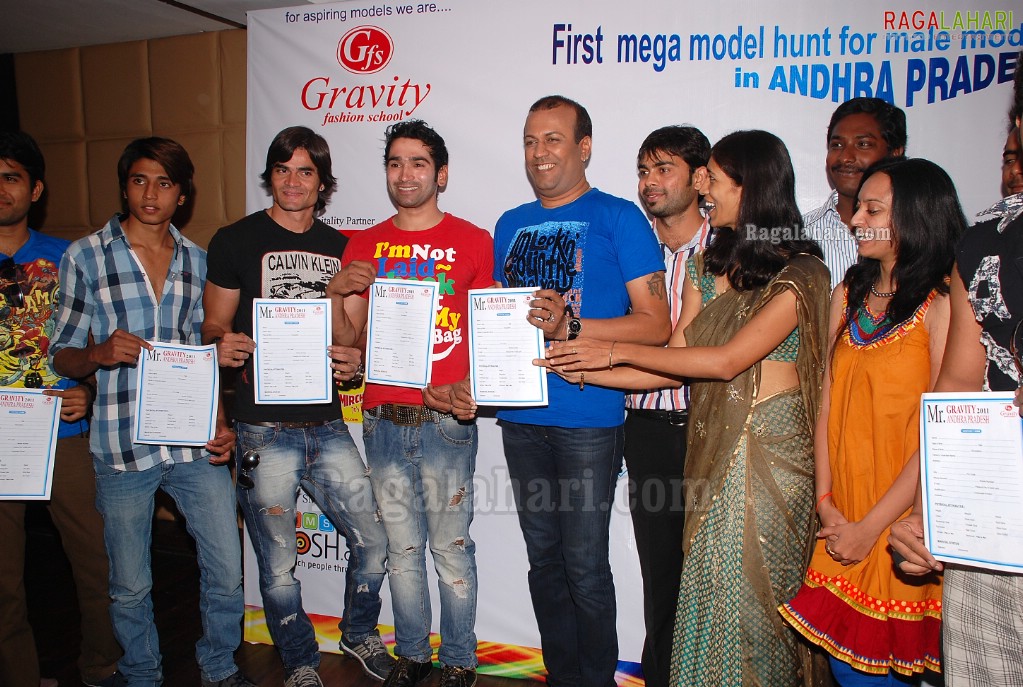 Mr.Gravity Andhra Pradesh 2011 Poster Launch