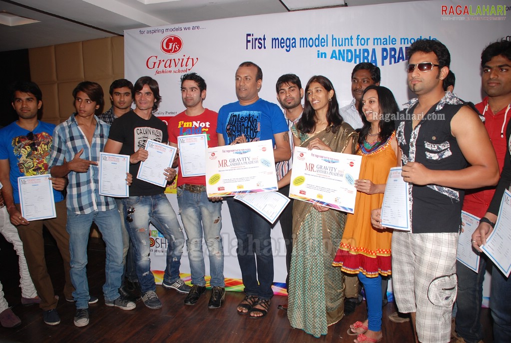 Mr.Gravity Andhra Pradesh 2011 Poster Launch