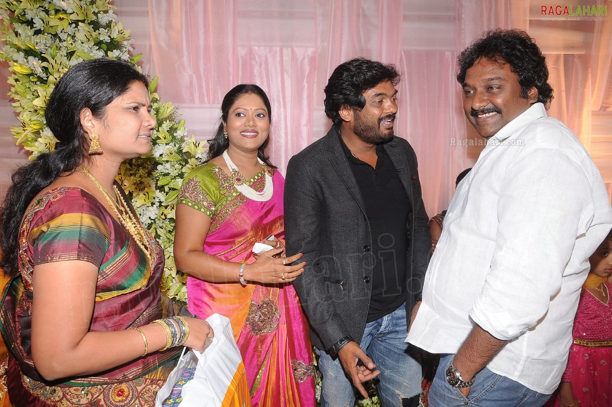 Puri Jagannadh's Daughter Pavithra's Saree Function