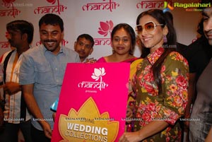 Vidyabalan Launches Divine Wedding Collection at Mandir