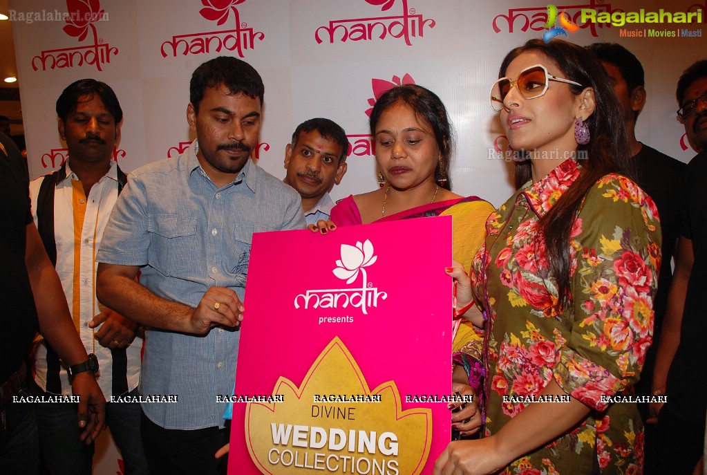 Vidya Balan launches 'Divine Wedding Collections' at Mandir, Hyd