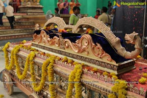 Sri Ramarajyam Working Stills