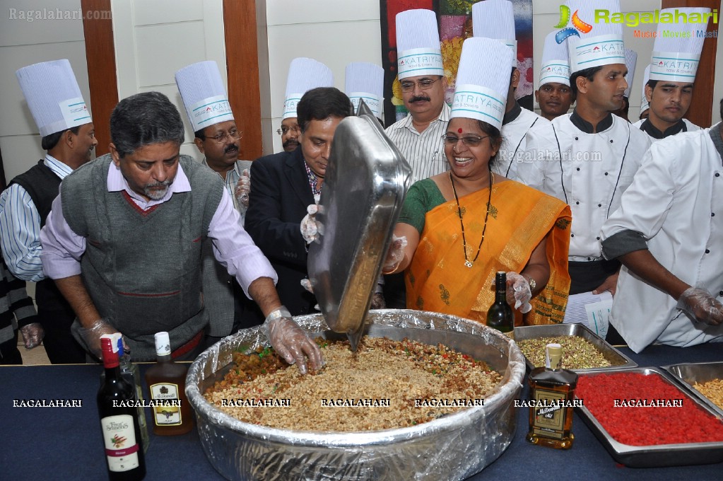 Cake Mixing Ceremony at Katriya Hotel, Hyderabad