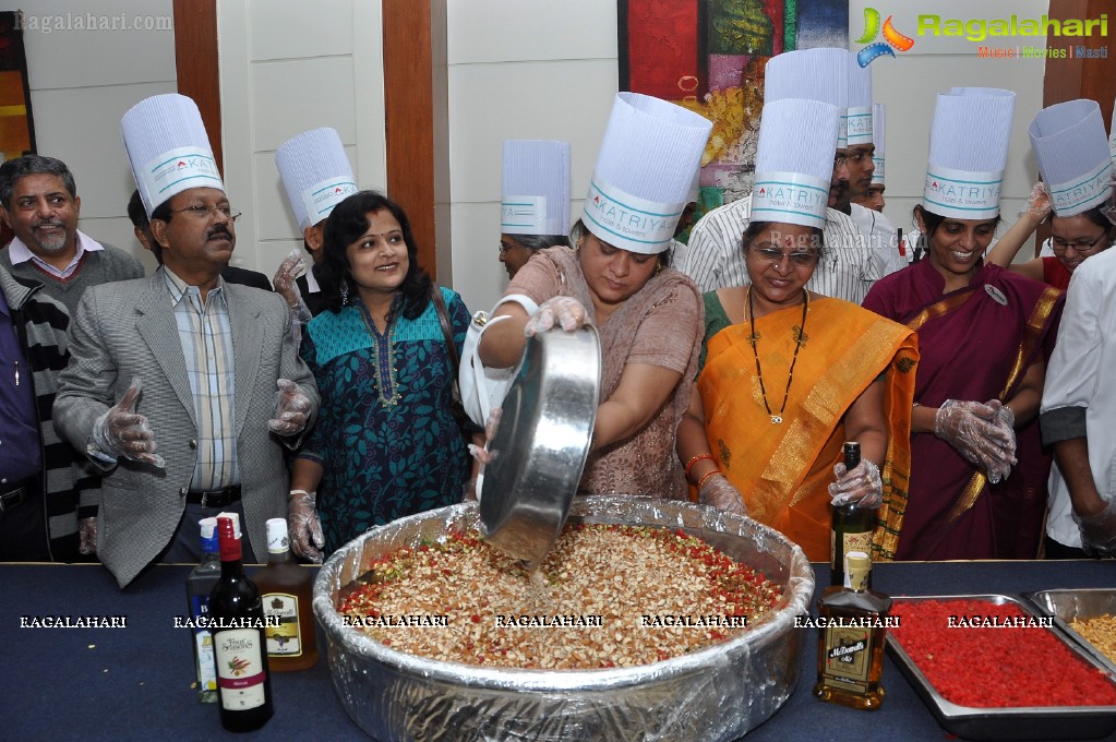 Cake Mixing Ceremony at Katriya Hotel, Hyderabad