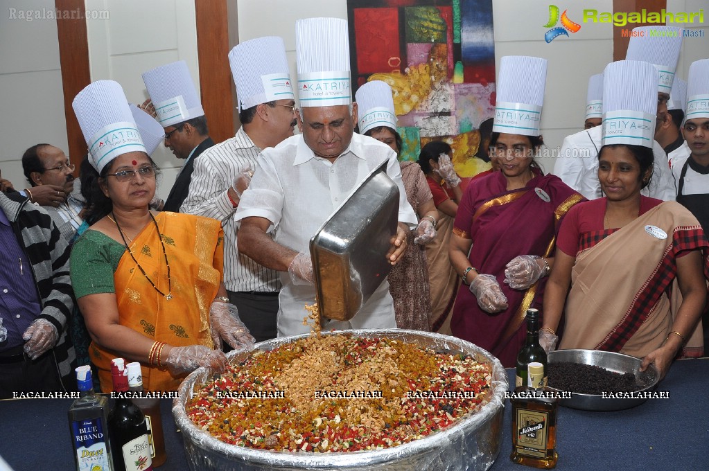 Cake Mixing Ceremony at Katriya Hotel, Hyderabad