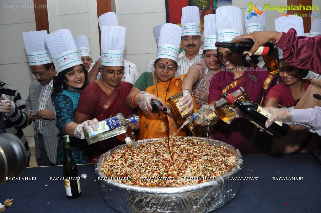 Cake Mixing Ceremony at Katriya Hotel, Hyderabad