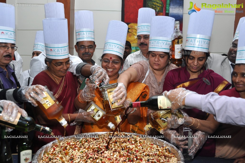 Cake Mixing Ceremony at Katriya Hotel, Hyderabad