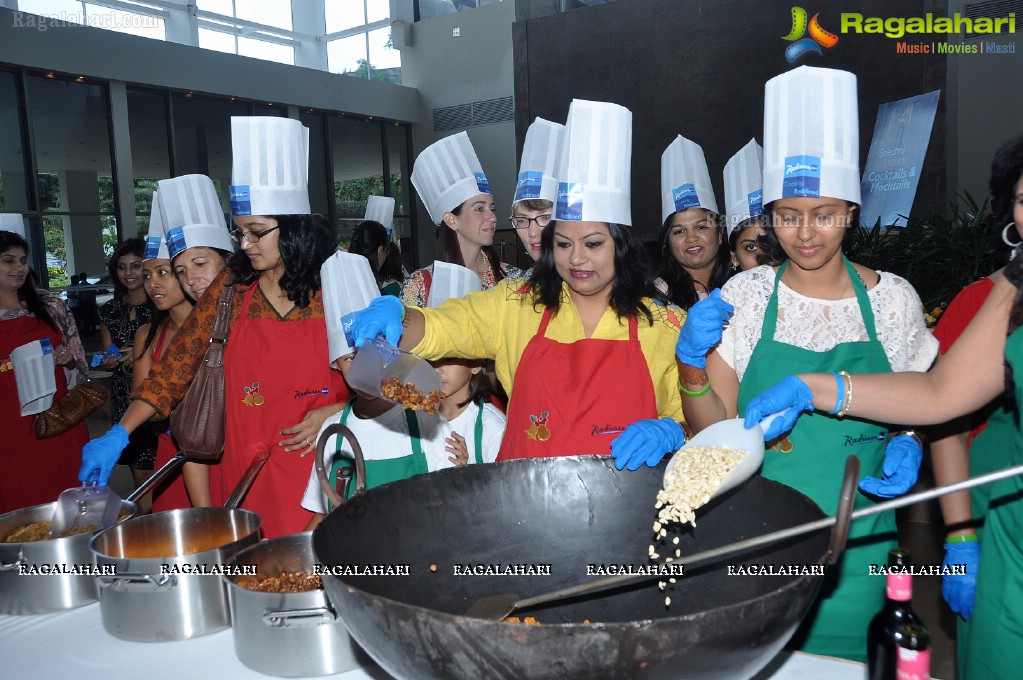 Cake Mixing Ceremony at Radisson Blu Plaza, Hyderabad