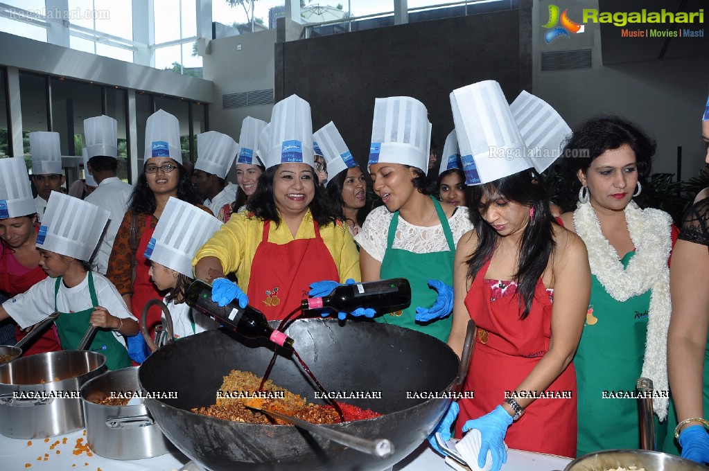 Cake Mixing Ceremony at Radisson Blu Plaza, Hyderabad