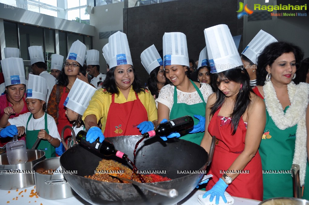 Cake Mixing Ceremony at Radisson Blu Plaza, Hyderabad