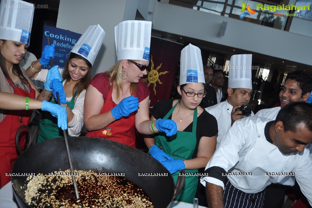 Cake Mixing Ceremony at Radisson Blu Plaza, Hyderabad