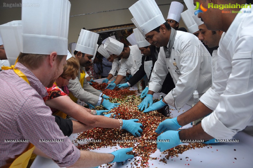 Cake Mixing Ceremony 2012 at Taj Deccan, Hyderabad