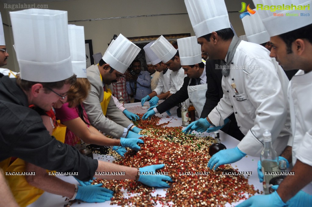 Cake Mixing Ceremony 2012 at Taj Deccan, Hyderabad