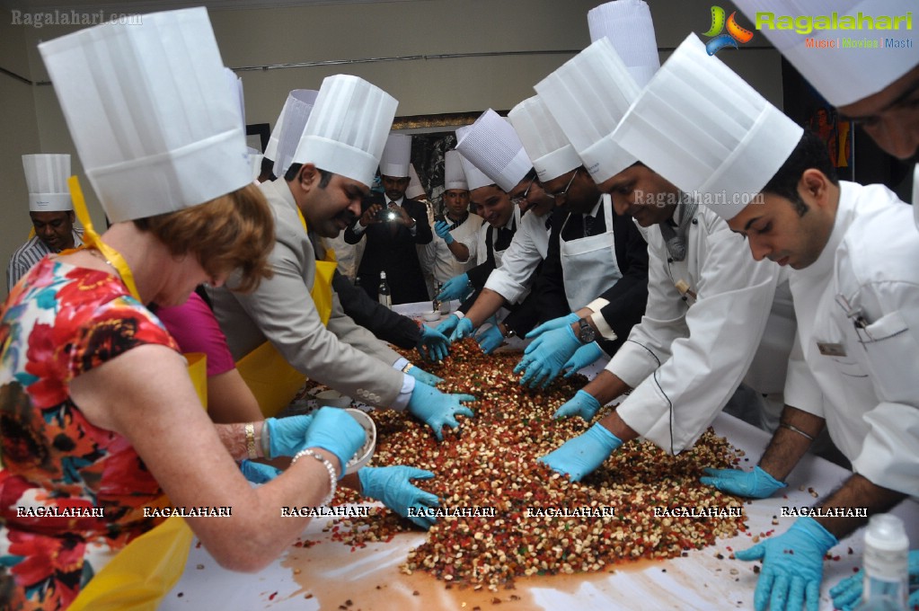 Cake Mixing Ceremony 2012 at Taj Deccan, Hyderabad