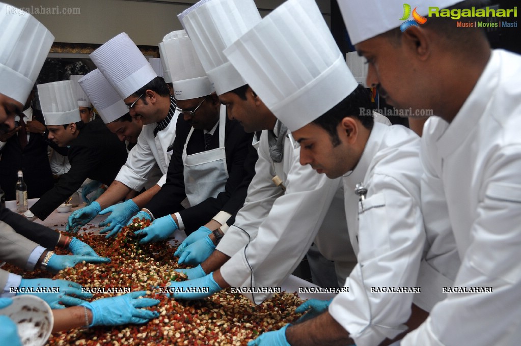 Cake Mixing Ceremony 2012 at Taj Deccan, Hyderabad