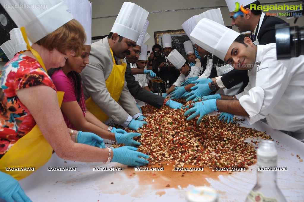 Cake Mixing Ceremony 2012 at Taj Deccan, Hyderabad