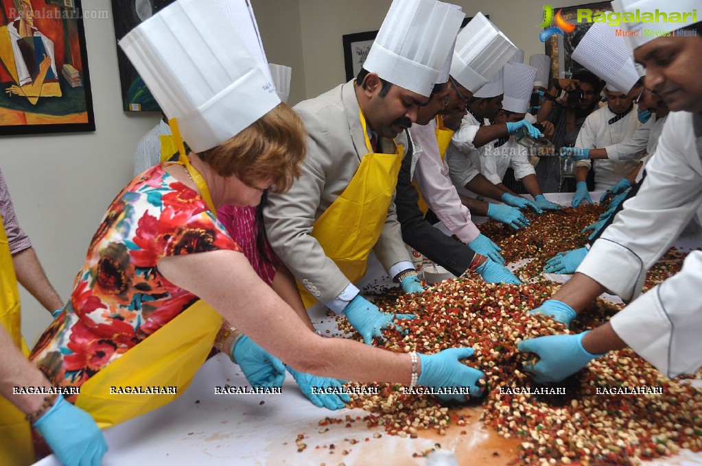 Cake Mixing Ceremony 2012 at Taj Deccan, Hyderabad