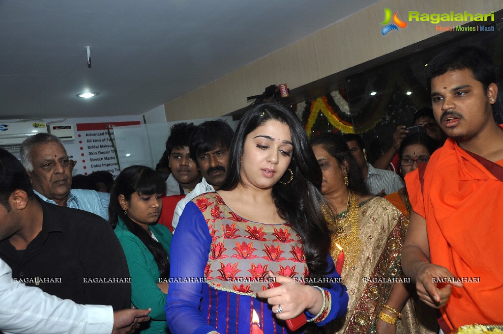 Charmi inaugurates Naveena's Slimming & Cosmetic Clinic, Hyderabad