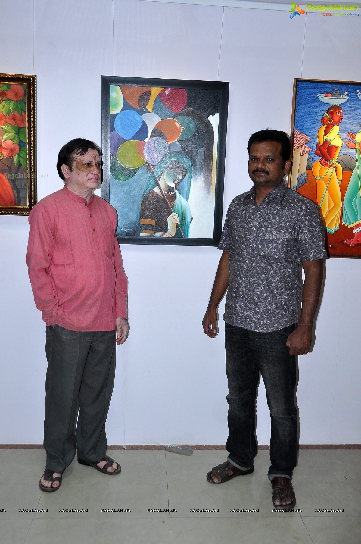 Chiranjeevi launches 'Human Colours of Telangana' Art Exhibition