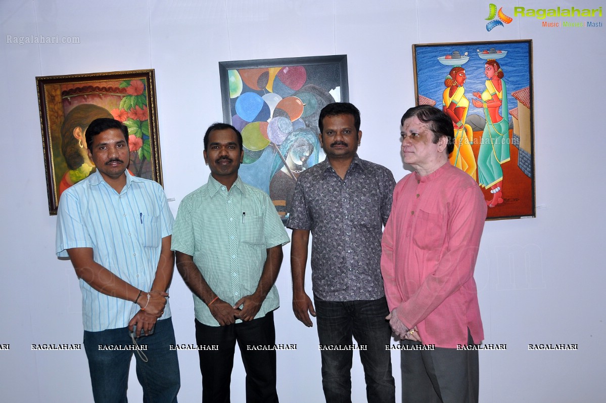 Chiranjeevi launches 'Human Colours of Telangana' Art Exhibition