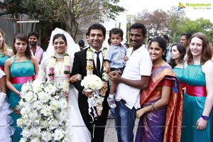 Choreographers Shobi Lalitha Wedding Santhome Church