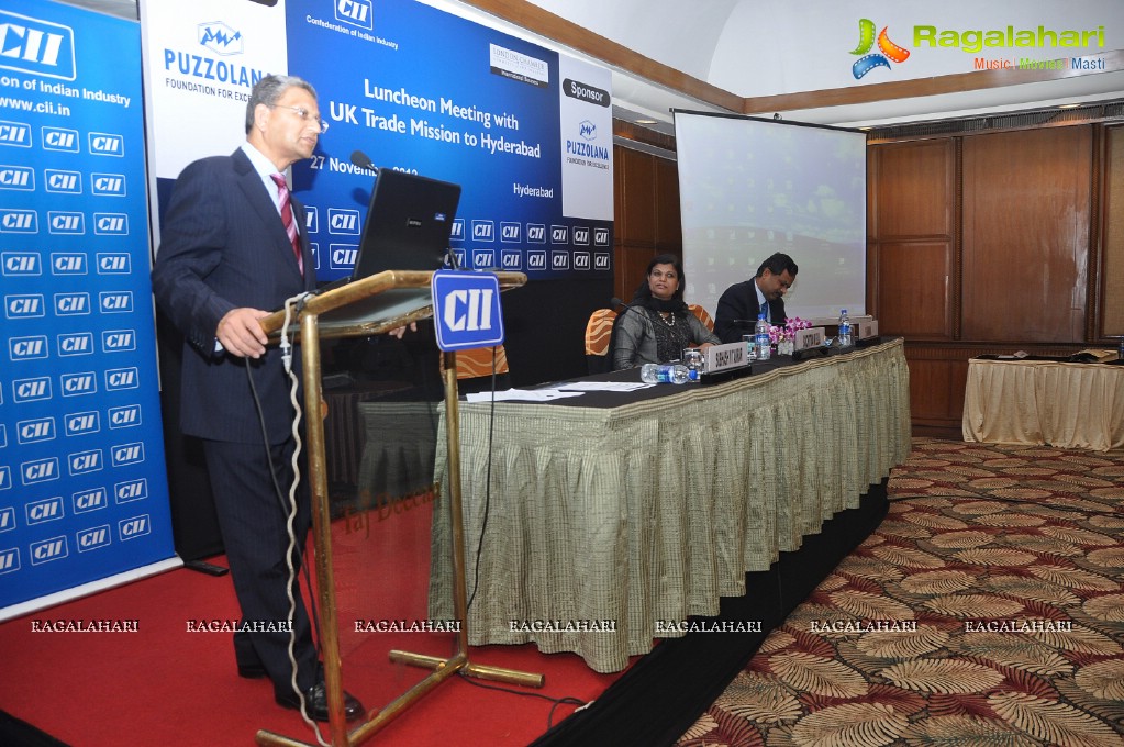 CII - Luncheon Meeting with UK Trade Mission to Hyderabad at Taj Deccan