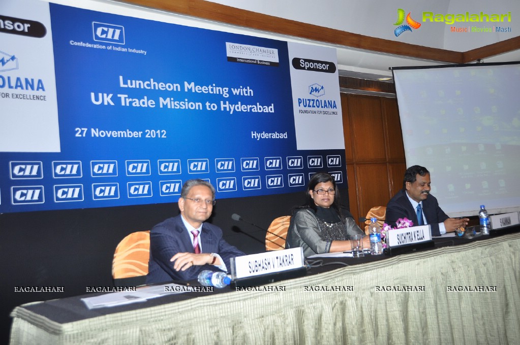 CII - Luncheon Meeting with UK Trade Mission to Hyderabad at Taj Deccan