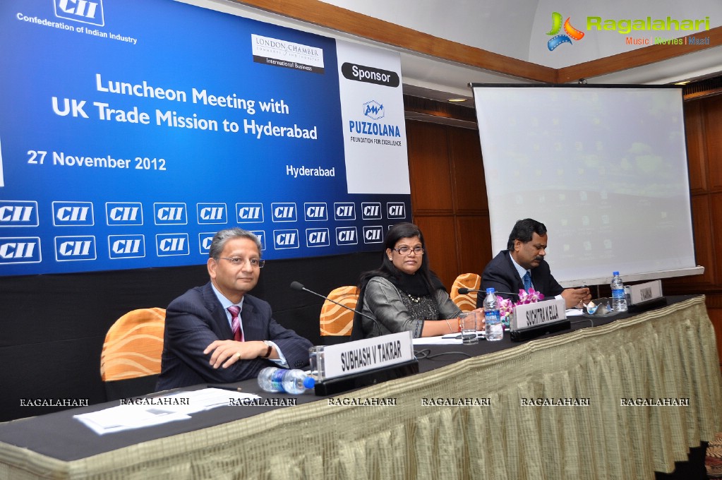 CII - Luncheon Meeting with UK Trade Mission to Hyderabad at Taj Deccan