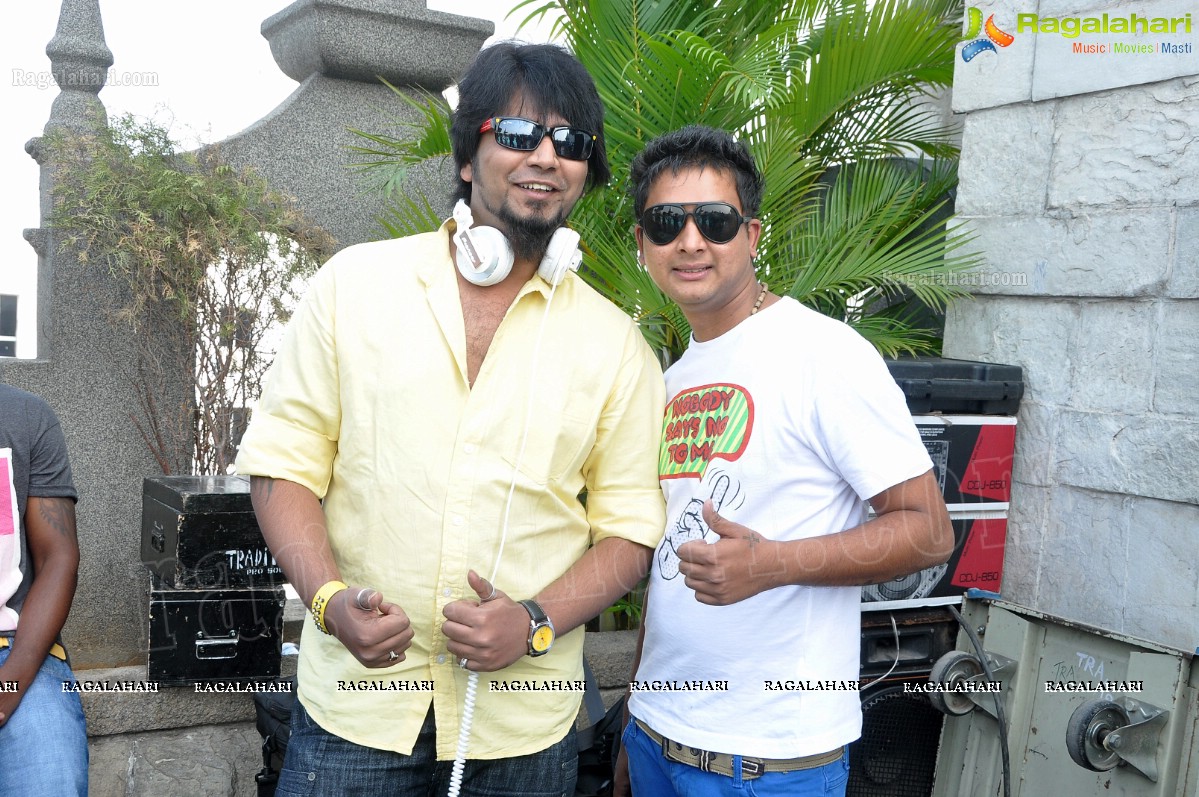 Pool Party with Tollywood Celebrities at Hotel Amrutha Castle Best Western, Hyderabad