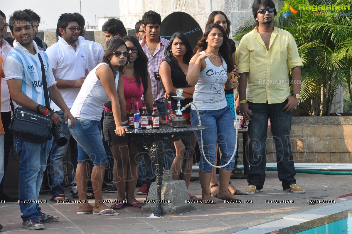 Pool Party with Tollywood Celebrities at Hotel Amrutha Castle Best Western, Hyderabad