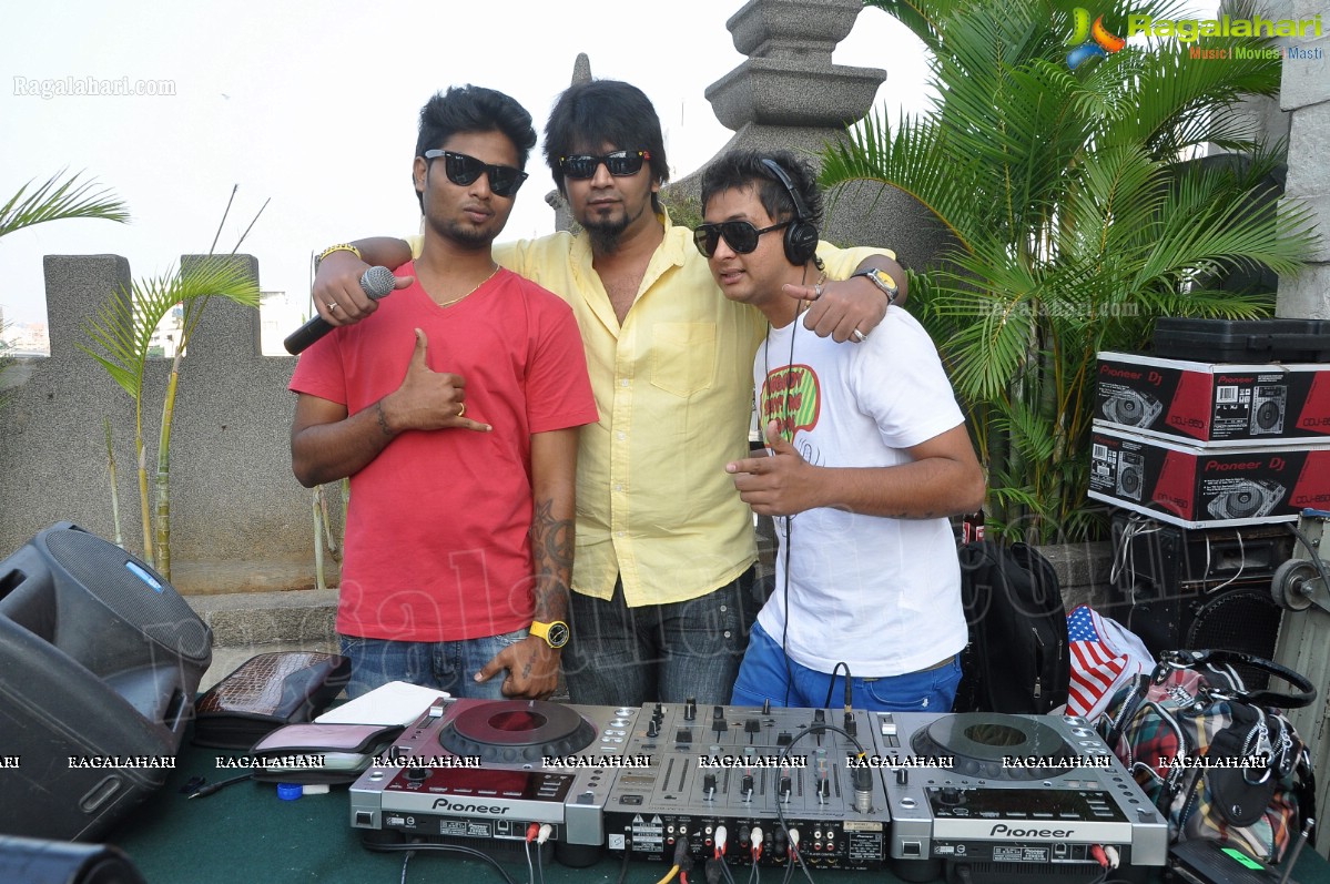 Pool Party with Tollywood Celebrities at Hotel Amrutha Castle Best Western, Hyderabad