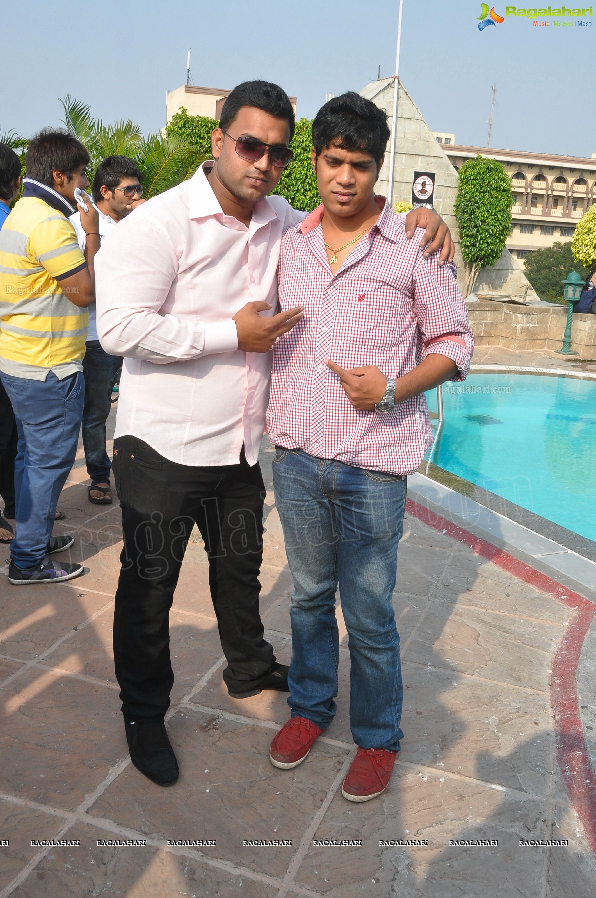 Pool Party with Tollywood Celebrities at Hotel Amrutha Castle Best Western, Hyderabad