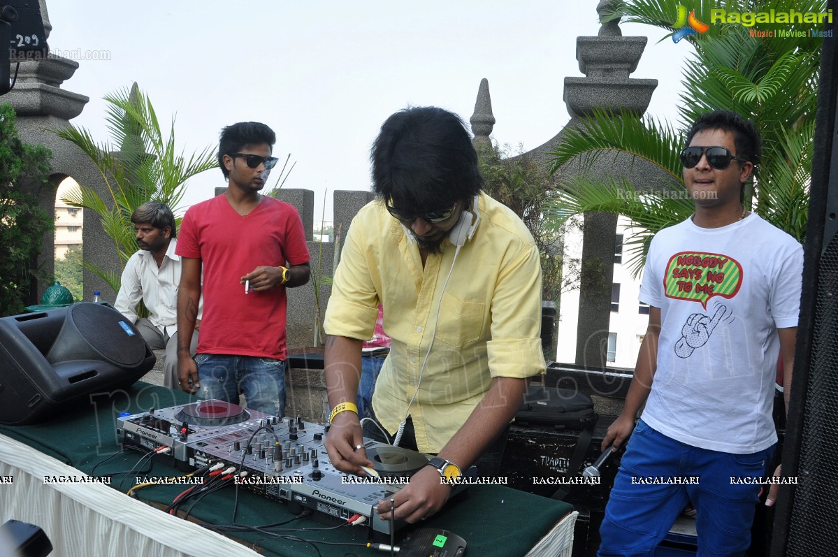 Pool Party with Tollywood Celebrities at Hotel Amrutha Castle Best Western, Hyderabad