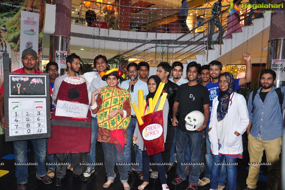 Diabetes Awareness Skit at City Center, Hyderabad