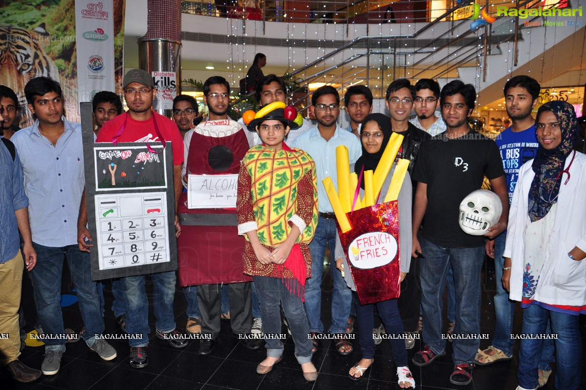 Diabetes Awareness Skit at City Center, Hyderabad