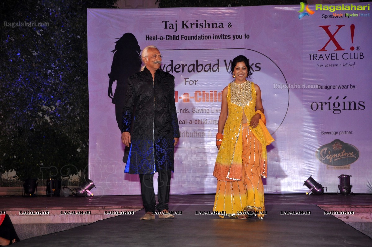 Hyderabad Walks For Heal-A-Child: Annual Fashion Show