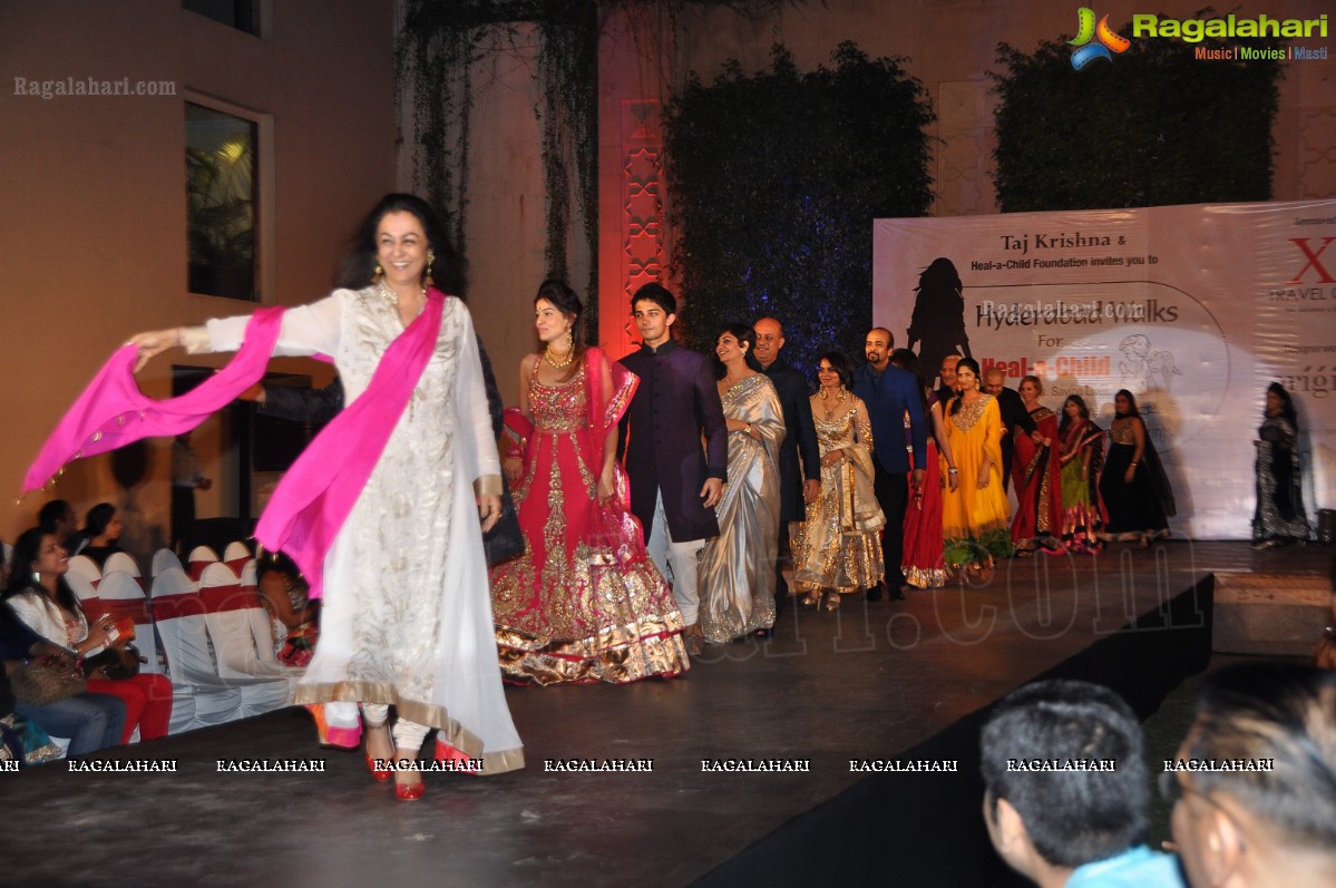 Hyderabad Walks For Heal-A-Child: Annual Fashion Show