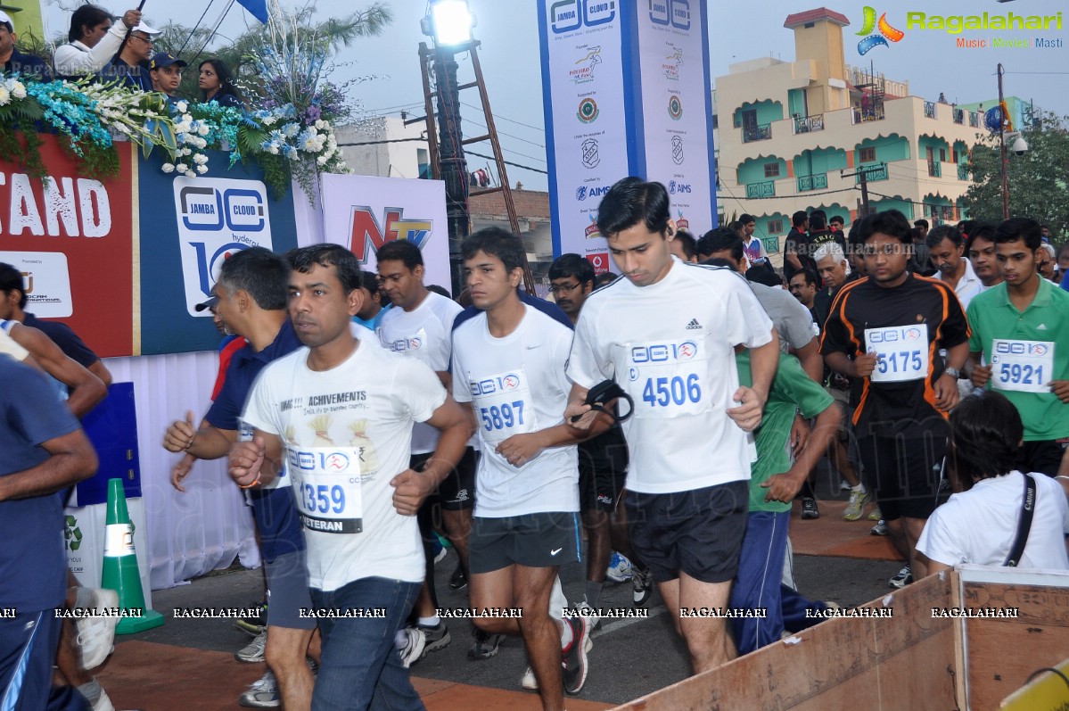 Jamba Cloud Hyderabad 10K Run