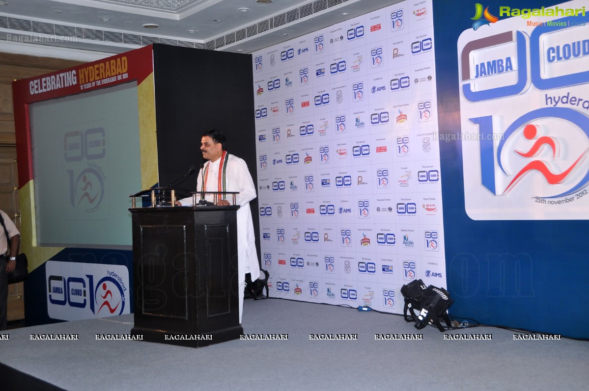 Jamba Cloud Hyderabad 10K Run Press Conference