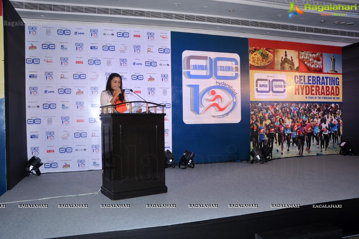 Jamba Cloud Hyderabad 10K Run Press Conference